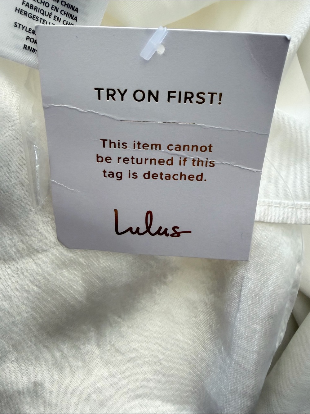 Lulus NWT “Meliana” White Satin Halter Backless Maxi Hi-Lo Dress. Size Small. - Picture 13 of 13